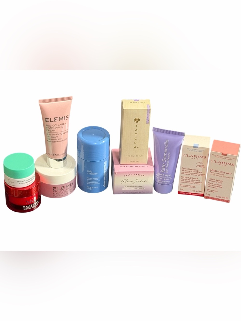Deluxe Travel Skincare Set: Tatcha, Elemis , Kate Somerville & More